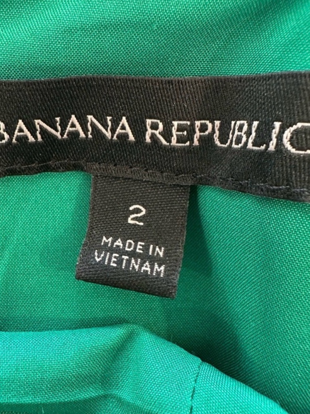Banana Republic Green Floral Strapless Maxi Dress Size 2 - Picture 5 of 10